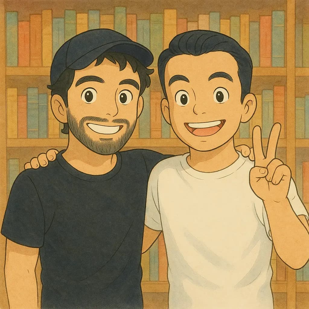 Richard Reis and Anurag Ramdasan, founders of Most Recommended Books