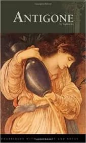 Book cover for "Antigone" by Sophocles