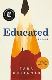 Book cover for "Educated" by Tara Westover