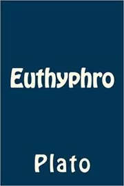 Book cover for "Euthyphro" by Plato