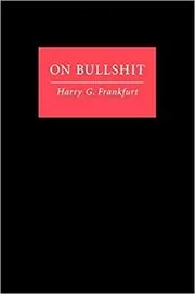 Book cover for "On Bullshit" by Harry G. Frankfurt