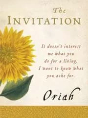 Book cover for "The Invitation" by Oriah Mountain Dreamer