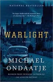 Book cover for "Warlight" by Michael Ondaatje