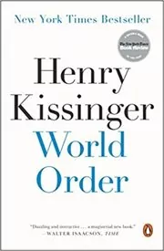 Book cover for "World Order" by Henry Kissinger