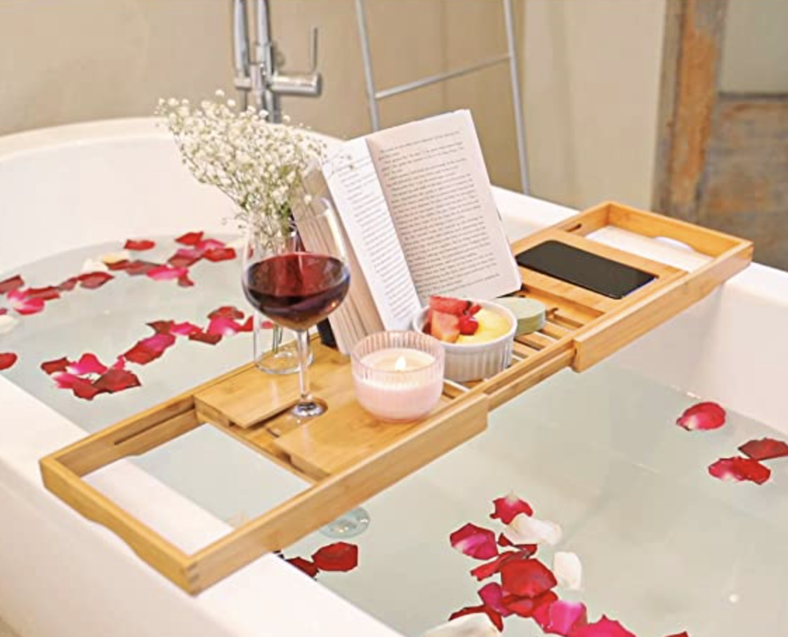 Bamboo Bathtub Tray Table