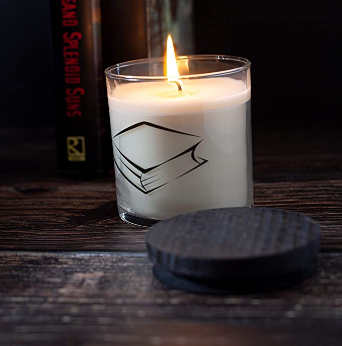 Library Book Scented Candle